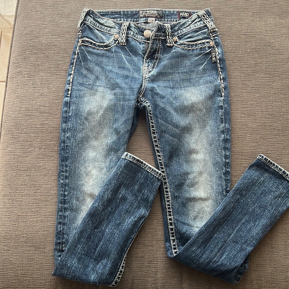 Silver jeans